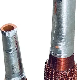 keshu handicraft COPPER WIRE CHILLUM Terracotta Outside Fitting Hookah Mouth Tip image 2