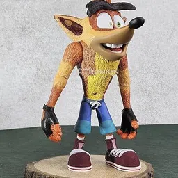 pinaka Crash Bandicoot Action Figure 16CMCrash Material Plastic, image 1