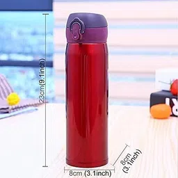 atwozdesign 500 ml Stainless Steel, Plastic Flask image 3