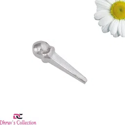 dhruvs collection 925 Silver Laung - Cloves for Home Decor, Pooja, Gift Purpose & Donation Decorative Showpiece - 4 cm image 3