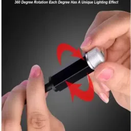 ecraftindia Decorative Star Battery Operated Projector Laser Night Light (Back) image 5