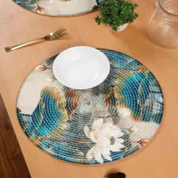 Set of 1 Pure Cotton Solid Pattern Frill All Around Reversible Table Runner-image-96
