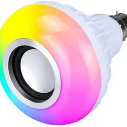 Sawariya Sarkar Enterprises Multicolor LED Bluetooth speaker bulb Smart Bulb-image-0