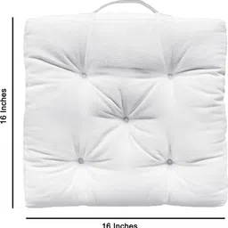 oasis Cotton Abstract Floor Cushion Pack of 2 image 2