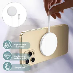 Jxrev Compatible for Magsafe 15W Wireless Charger for iPhone 12 -17 Series & Airpods Charging Pad image 4