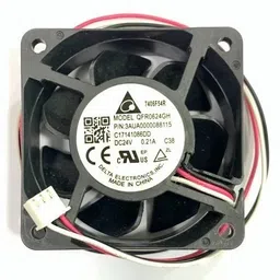 Enormity Delta QFR0624GH DC Fan 24V-0.21A Air Cooling Fan 60*60*25mm 3-wire Fan with Heat Sinks All in one Cooler-picture-31