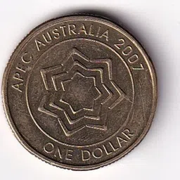 vkcoins Australia 1 Dollar 2007 Elizabeth II - APEC Australia Rare Coin Modern Coin Collection image 1
