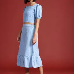 all about you Top Skirt Co-ords Set image 4