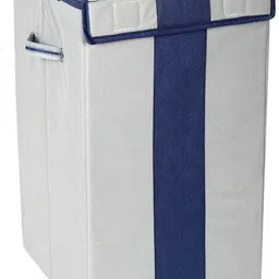 sh nasima manufacturer 65 L Grey, Blue Laundry Basket image 1