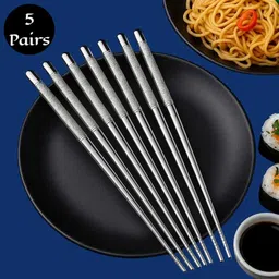 jantrex Cooking, Decorative, Eating, Training Stainless Steel Chinese, Japanese, Korean, Vietnamese Chopstick-picture-13
