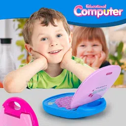 mega shine Learning Educational Laptop with Led Display & Music image 5