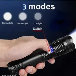 uzala Multi-function LED USB Long-range Portable Hiking Camping Tent Lights Emergency 2 hrs Torch Emergency Light image 3