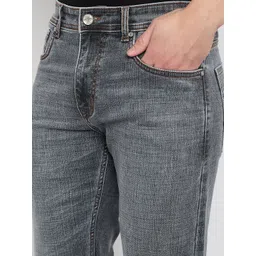 duke Men Regular Mid Rise Grey Jeans image 5