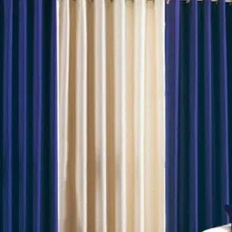 panipat textile hub 152 cm (5 ft) Polyester Semi Transparent Window Curtain (Pack Of 3) image 2