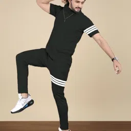 linsor fashion Striped Men Track Suit image 1