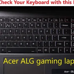 Saco Laptop Keyboard Skin for ALG AL15G-53 (2025) 15.6 Inch Gaming Laptop Keyboard Skin image 2