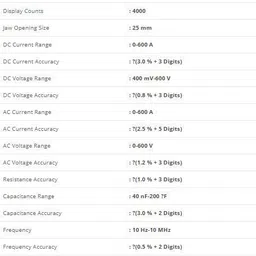 meco 36-Auto AC/DC Clamp Meter Digital Multimeter image 4