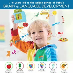 jmv Talking English Words Flash Cards for Kids Early Educational Learning Device Toy image 4