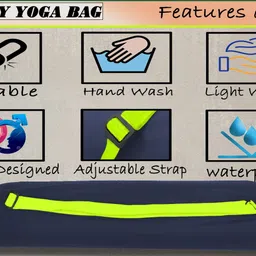 panchtatava Parachute Toffy Useful & Comfortable Yoga Mat Cover ONLY for Men & Women image 3