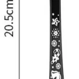 oicia Black Flatware Forks, Extra-Fine Dessert Fork, Fruit Fork, Large Dining Fork Stainless Steel Dinner Fork Set image 2