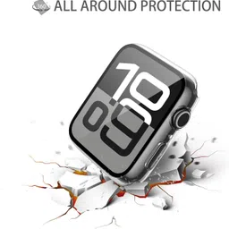KAZUKI Screen Guard for 44mm Apple Watch Series SE 2 / 6 / SE / 5 / 4 44mm Hard PC Watch Case (Clear) image 4