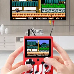 Aseenaa Rechargeable 400 inbuilt Game Console Toy for Kids & TV Connect Classic Games 6 GB with Puzzle, Arcade, Shooting, Action, Racing, Fighting, Adventure, Card games & more image 3