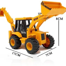 darvice Unbreakable Excavator Construction Toy Bulldozer Loader Truck Vehicles for Kids image 2