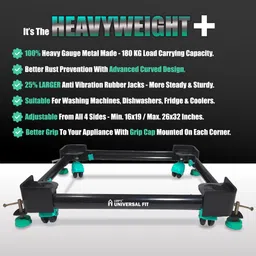 lsrp's universal fit Washing Machine, Refrigerator, Air Cooler, Water Cooler Material Steel image 2