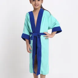 creeva Sea Green & Turkish XL Bath Robe-picture-21