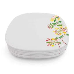 superware Buffet Plate Set Botanic Flower 12.5 , Stain Free, Glazed Finish, Pure Melamine ,6 nos. image 5