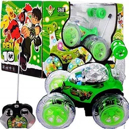 nishchal Rechargeable Remote Control Twisting Stunt Car with 360 Degrees Rotation N21 image 2