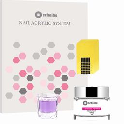 zehrvibe White Acrylic Powder, Glass, 1 Nail Brush and 20 Tip-picture-37