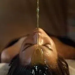 acco Shirodhara Pot Shirodhara Patra With Chain and Oil Flow Control Valve Portable Steam Sauna Bath image 2