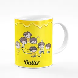 printybloom BTS Printed Ceramic Tea, Milk and Coffee/Cup Ceramic Coffee Mug image 3