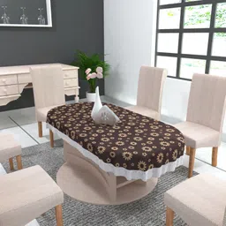 tanlooms PVC 6 Seater Floral Table Cover-picture-24