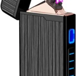 sacro AS_897A_ELECTRIC RECHARGEABLE POCKET SIZE ARC LIGHTER FLAMELESS METAL BODY Pocket Lighter image 3