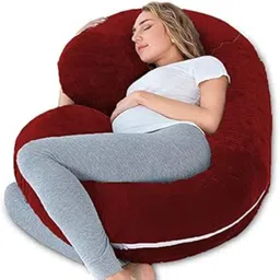ag pro comfort Polyester Fibre Pregnancy Pillow Pack of 1 Stripes, Solid C shape Polyester Fibre Solid Pregnancy Pillow-picture-12