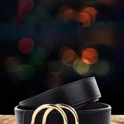 km belts Women Casual, Evening, Formal, Party Black, Silver Texas Leatherite Belt-picture-25