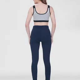 kevara Women Solid Dark Blue Track Pants image 2