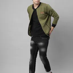 rigo Men Solid Casual Jacket image 5