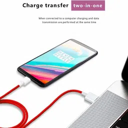 AEHUB USB Type C Cable 6.5 A 0.99 m OEM 65W/6.5A Warp,Dash,Vooc,Superdart,Superdart Fast Charger Cable image 2