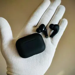 three guys black BUDS With Touch Sensor, Waterproof, pp-100 bluetooth V5.1 Bluetooth Bluetooth Headset image 3