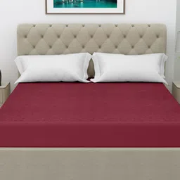 bedextrafit King Size Fitted Terry Cotton Waterproof, Breathable, Stretchable Mattress Cover-picture-19