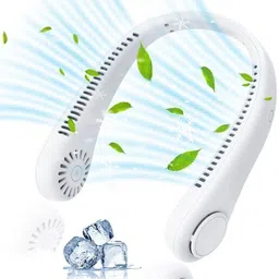 Wristkart Neck Fan Bladeless Speeds Battery Operated Personal NF50 Neck Fan Bladeless Battery Operated Personal opi159 USB Fan image 4