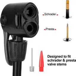 Portable Air Foot Pump For bike,cycle,car and sport Ball Bicycle, Car, Ball, Football Pump Pump-image-1