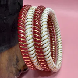 maa sitala store Plastic Gold-plated Bangle Set image 2