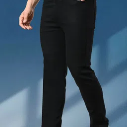 fader Men Relaxed Fit Mid Rise Black Jeans-picture-29