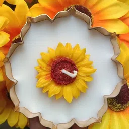 Sunflower Urli Candle Candle-image-48
