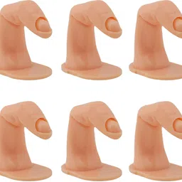 gleevia 6pc Plastic Practice Fake Finger Tool DIY Acrylic Manicure for Nail Art Training-picture-13