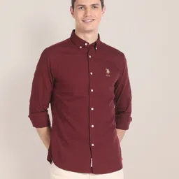 u.s. polo assn. Men Regular Fit Solid Casual Shirt-picture-19